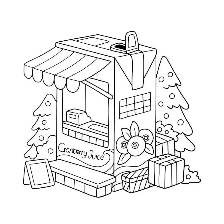 Cute N Cozy Navidad pginas para colorear 22