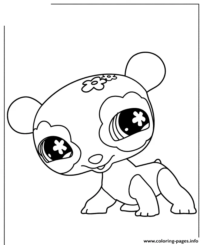 Desenhos de Panda Fofo Para Colorir 18
