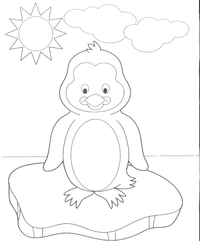 Pinguino Lindos Para Colorear 6