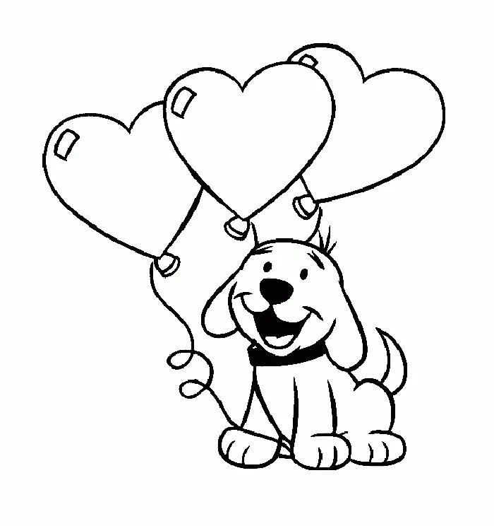 Cute Puppy Coloring Pages 25