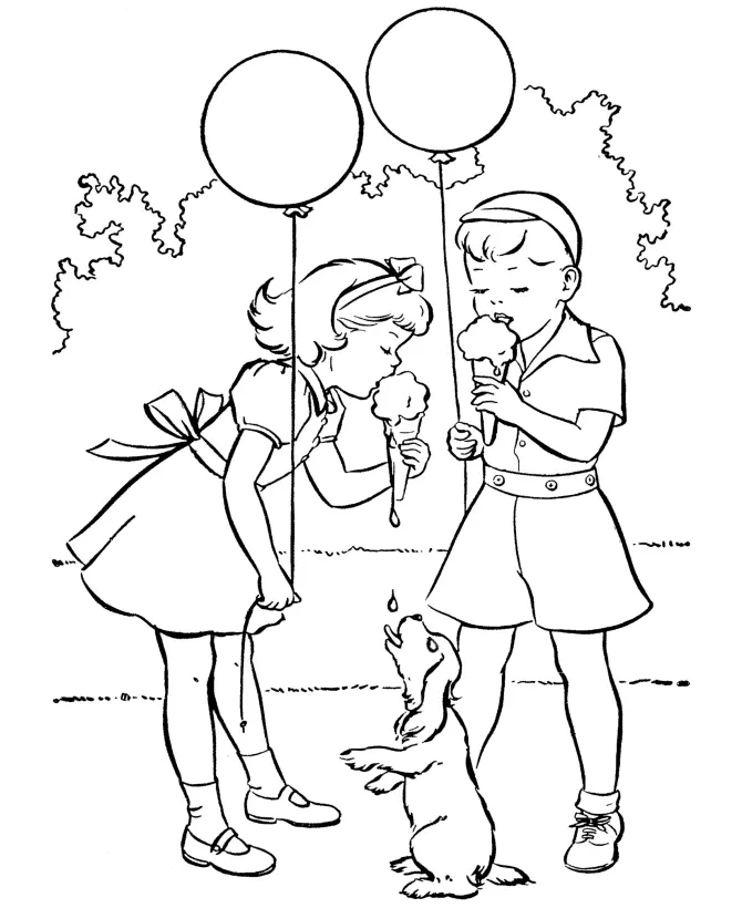 Cute Puppy Coloring Pages 34