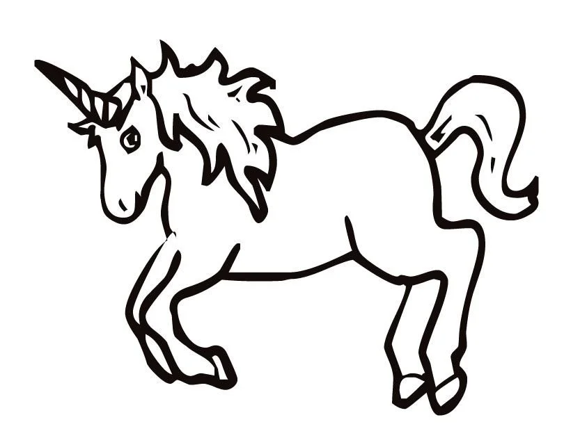 Niedliche Einhorn Ausmalbilder 19