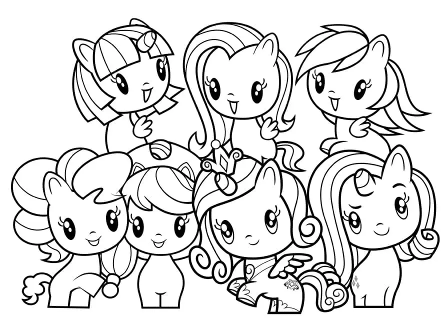Cutie Mark Crew Coloring Pages 2