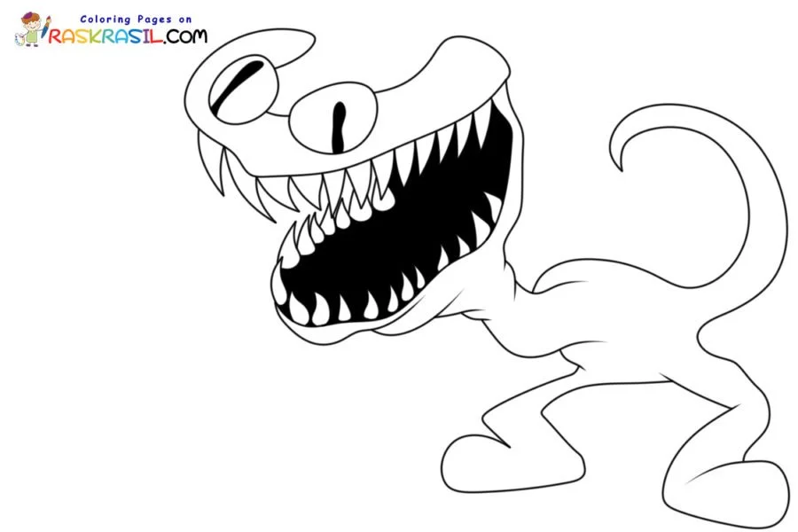 Cyan Rainbow Friends 2 Para Colorear 14