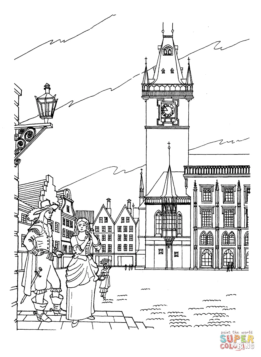 Countries Coloring Pages