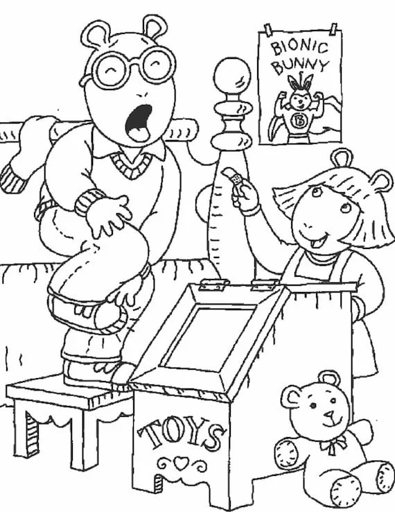 DW Ler Para Colorir 16
