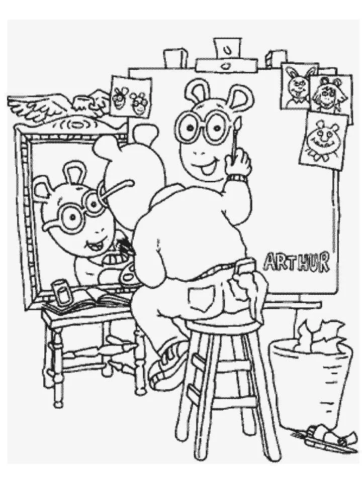 DW Ler Para Colorir 18