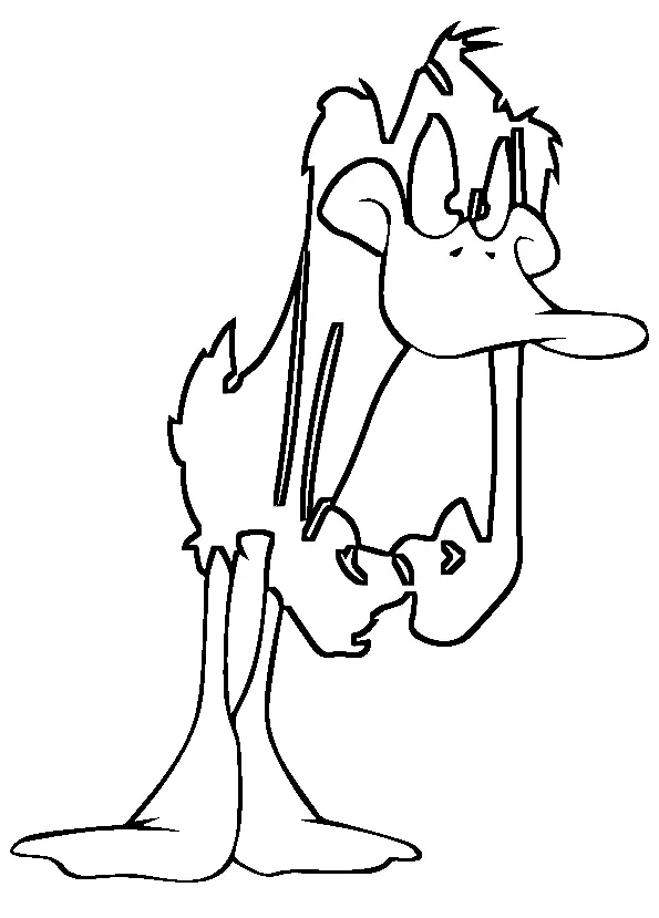 Daffy Duck Coloring Pages 16