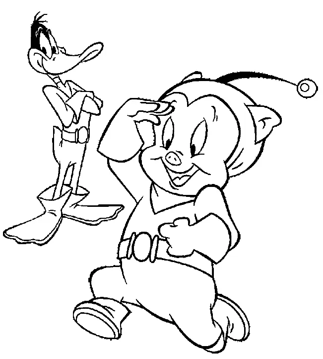 Daffy Duck Coloring Pages 20