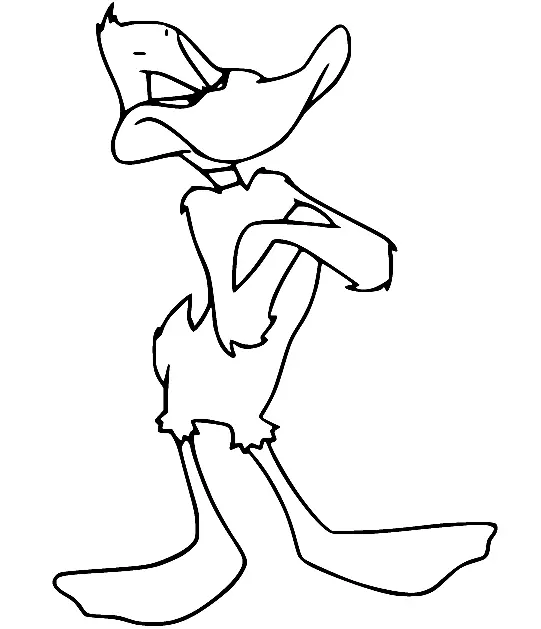 Daffy Duck Coloring Pages 22