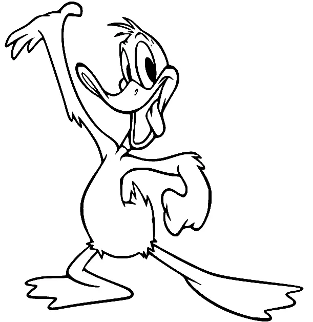 Daffy Duck Coloring Pages 24