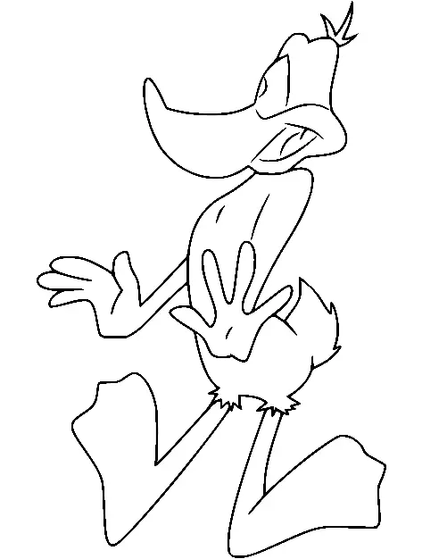 Daffy Duck Coloring Pages 25