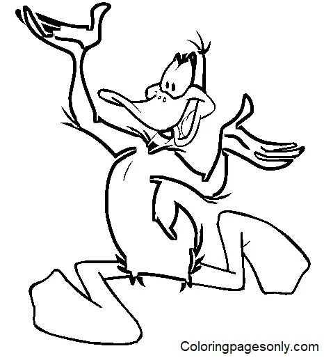 Daffy Duck Coloring Pages 32