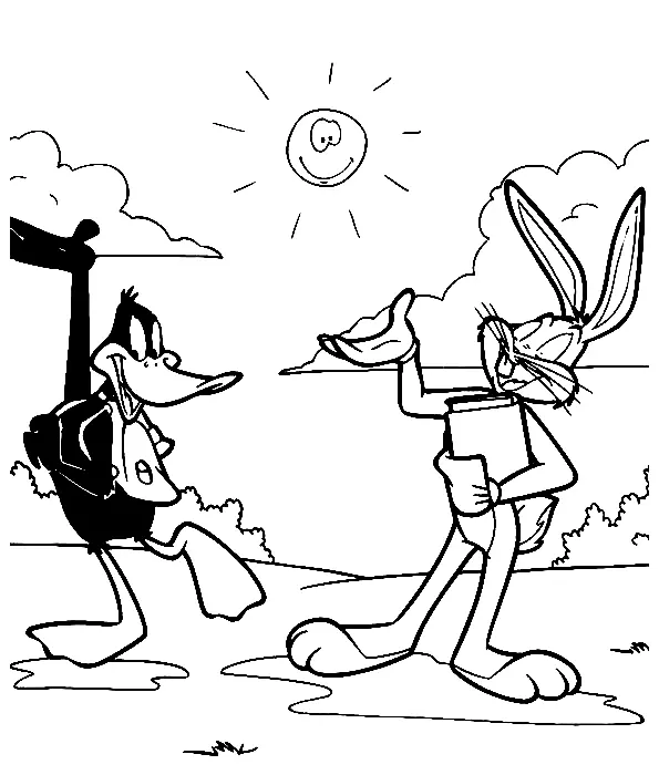 Daffy Duck Coloring Pages 37