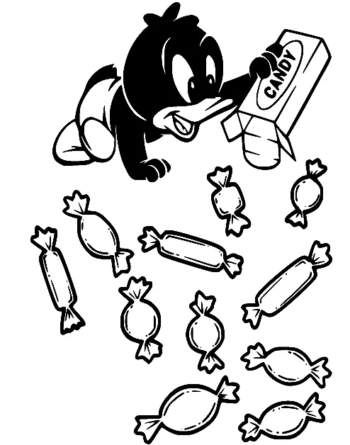 Daffy Duck Coloring Pages 48