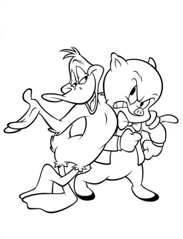 Daffy Duck Coloring Pages 6