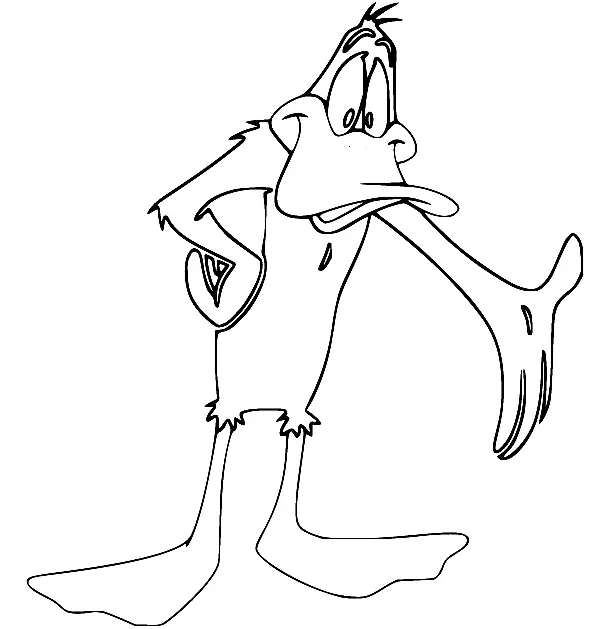 Daffy Duck Coloring Pages 62