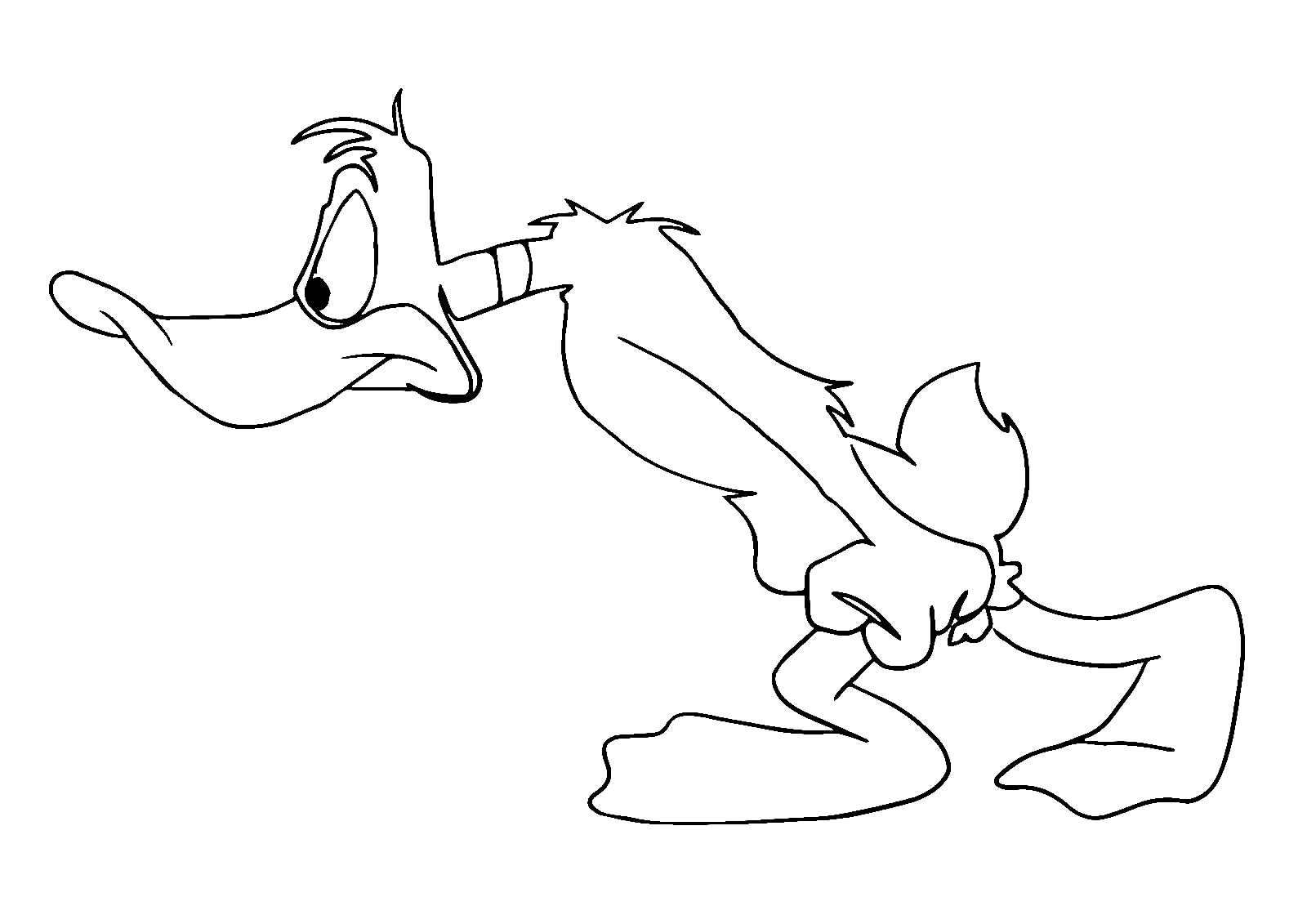 Daffy Duck Coloring Pages 8