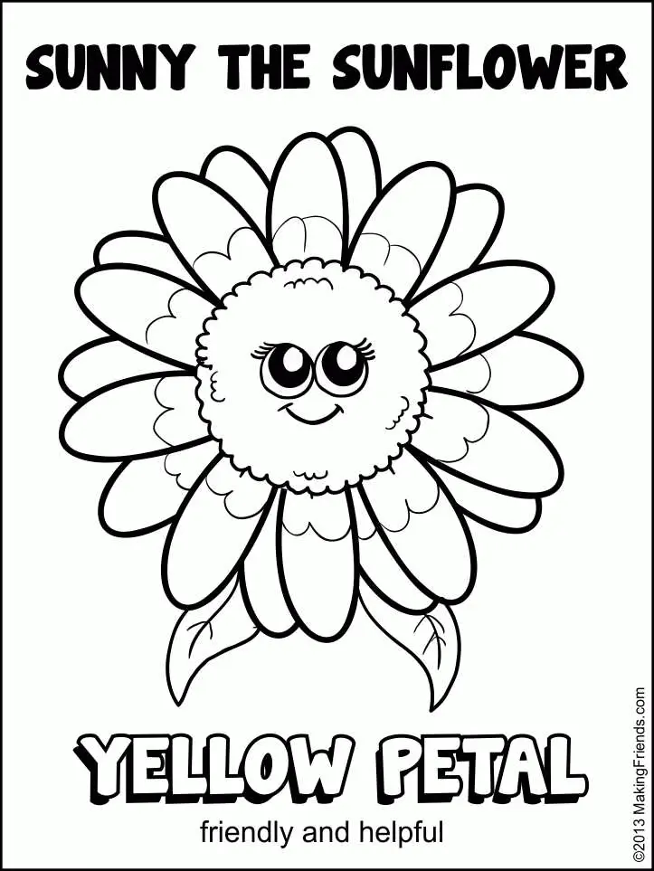 Daisies Coloring Pages 12