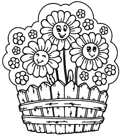 Daisies Coloring Pages 31