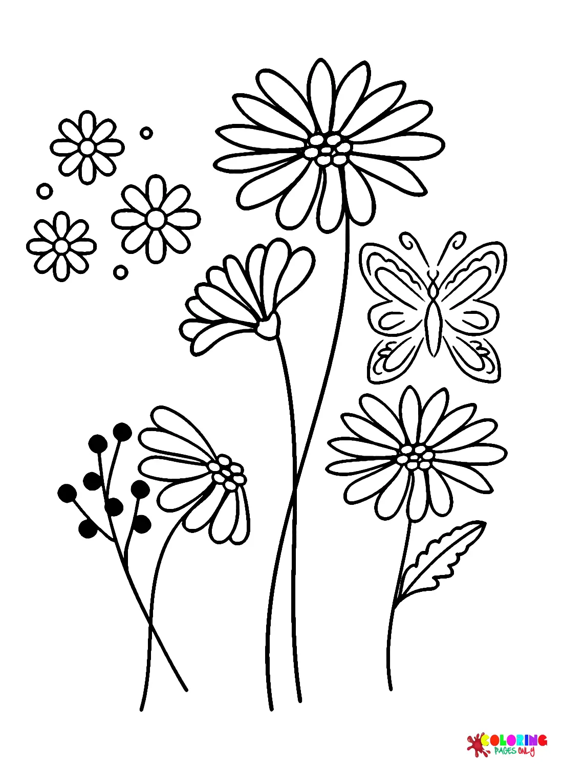 Margaritas Para Colorear 49
