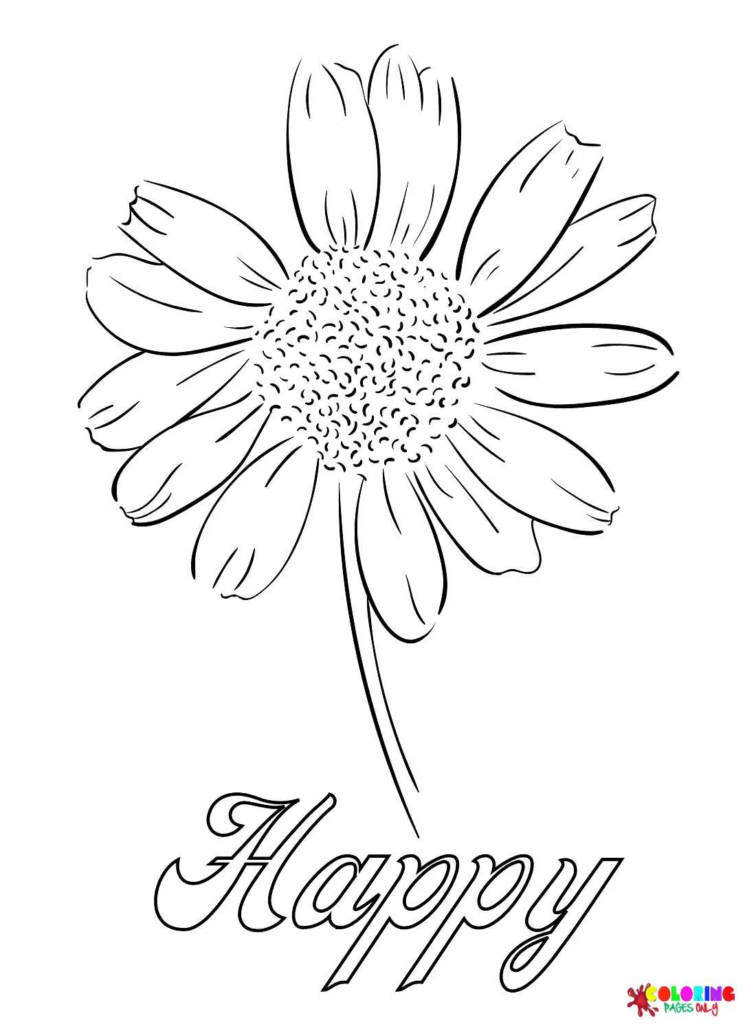 Margaritas Para Colorear 56