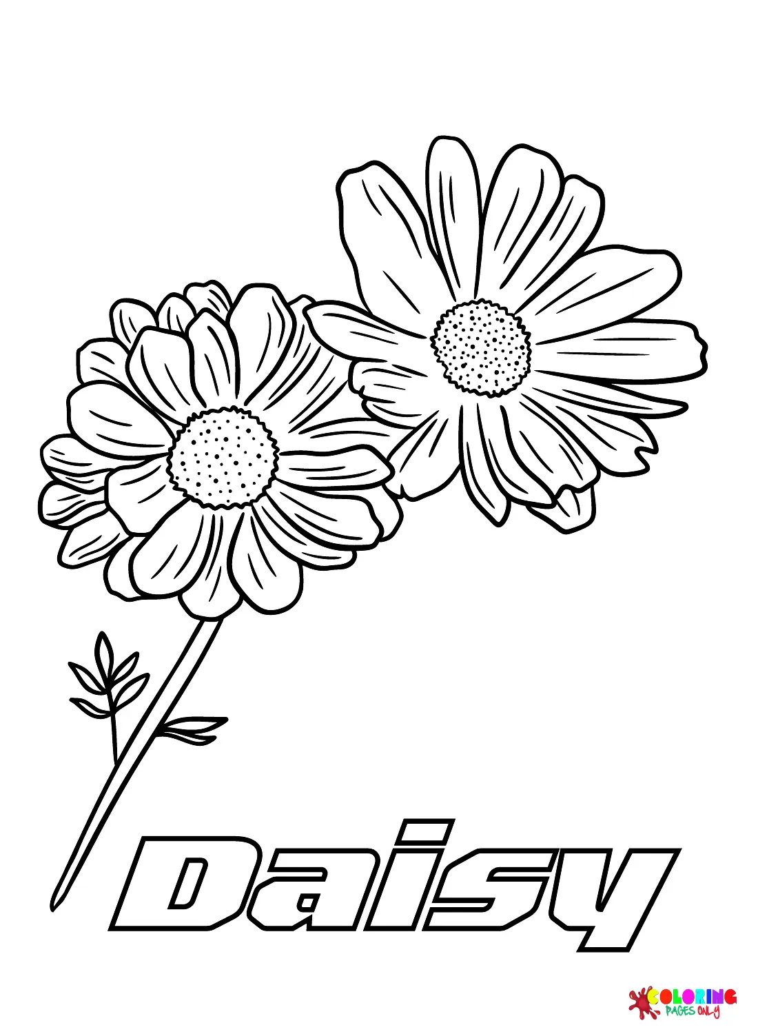 Margaritas Para Colorear 41