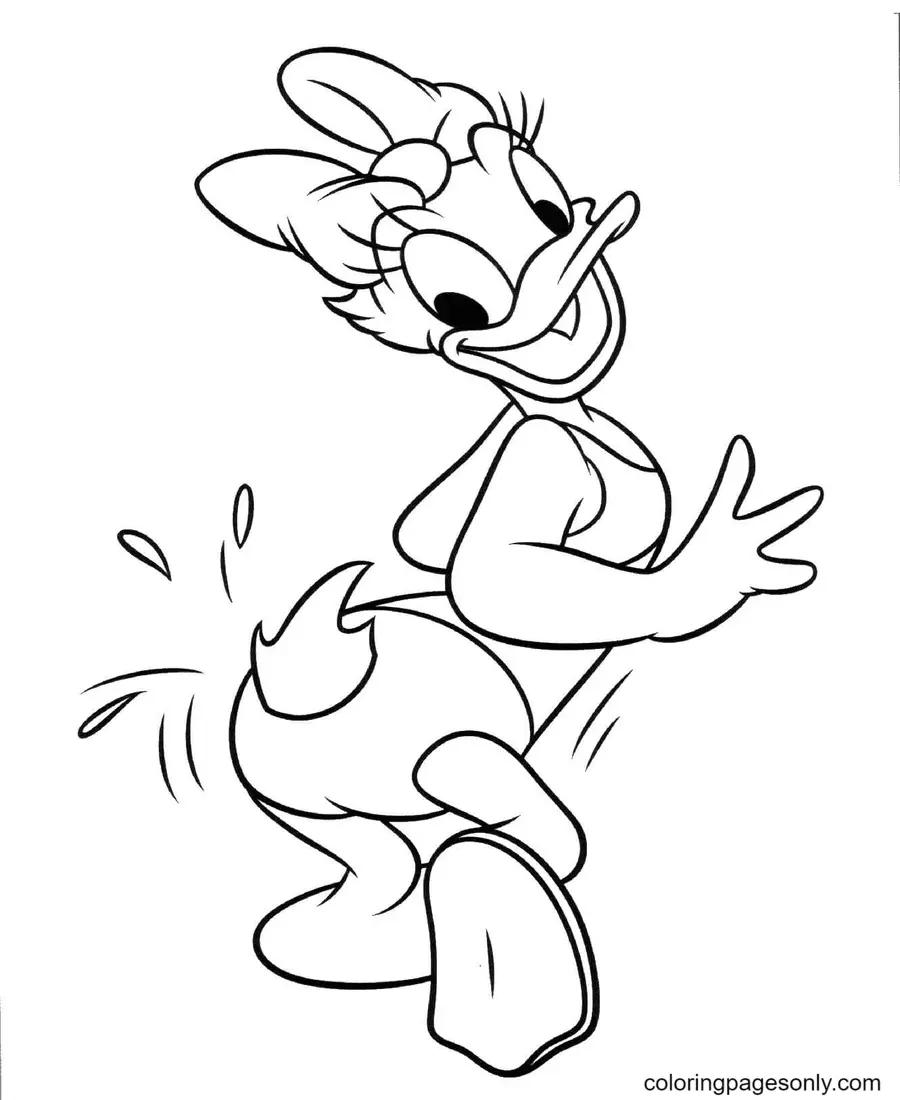 Daisy Duck Coloring Pages 25