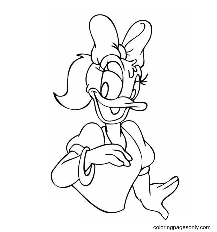 Daisy Duck Coloring Pages 36