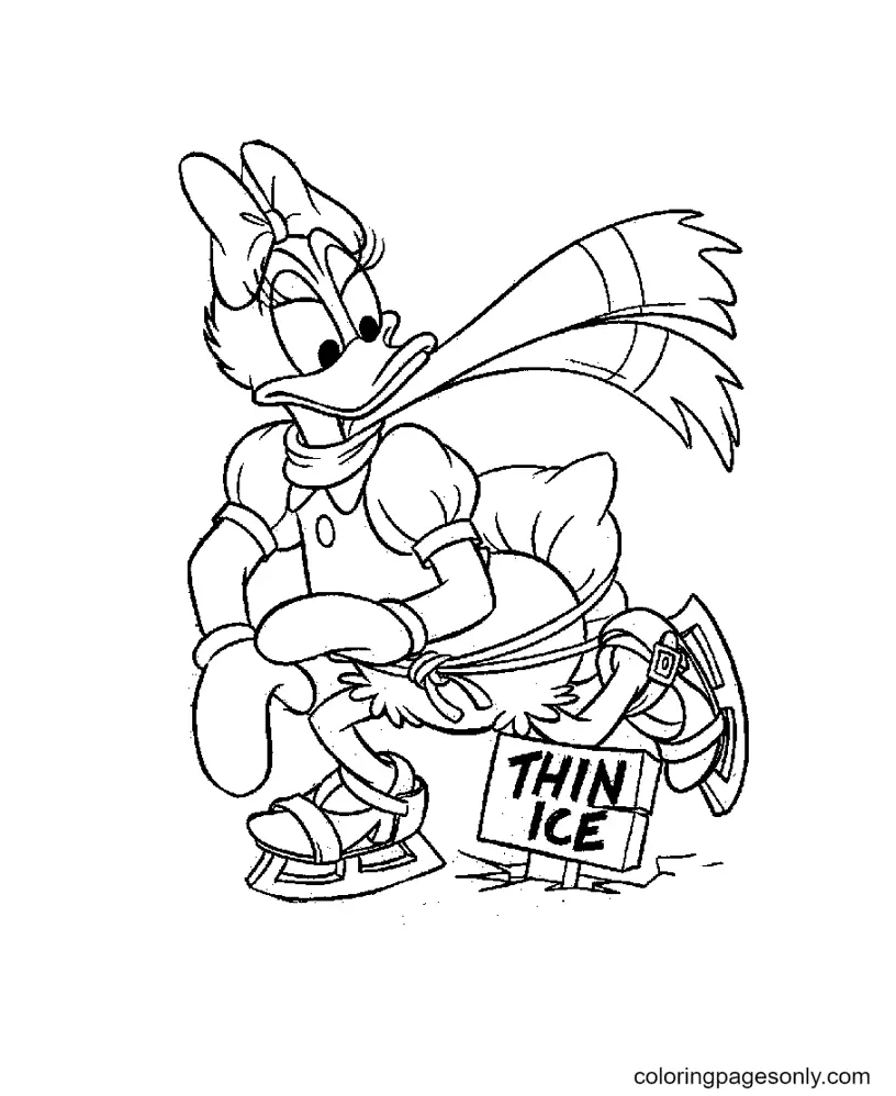 Daisy Duck Coloring Pages 42