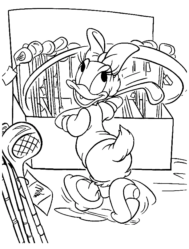Daisy Duck Coloring Pages 44