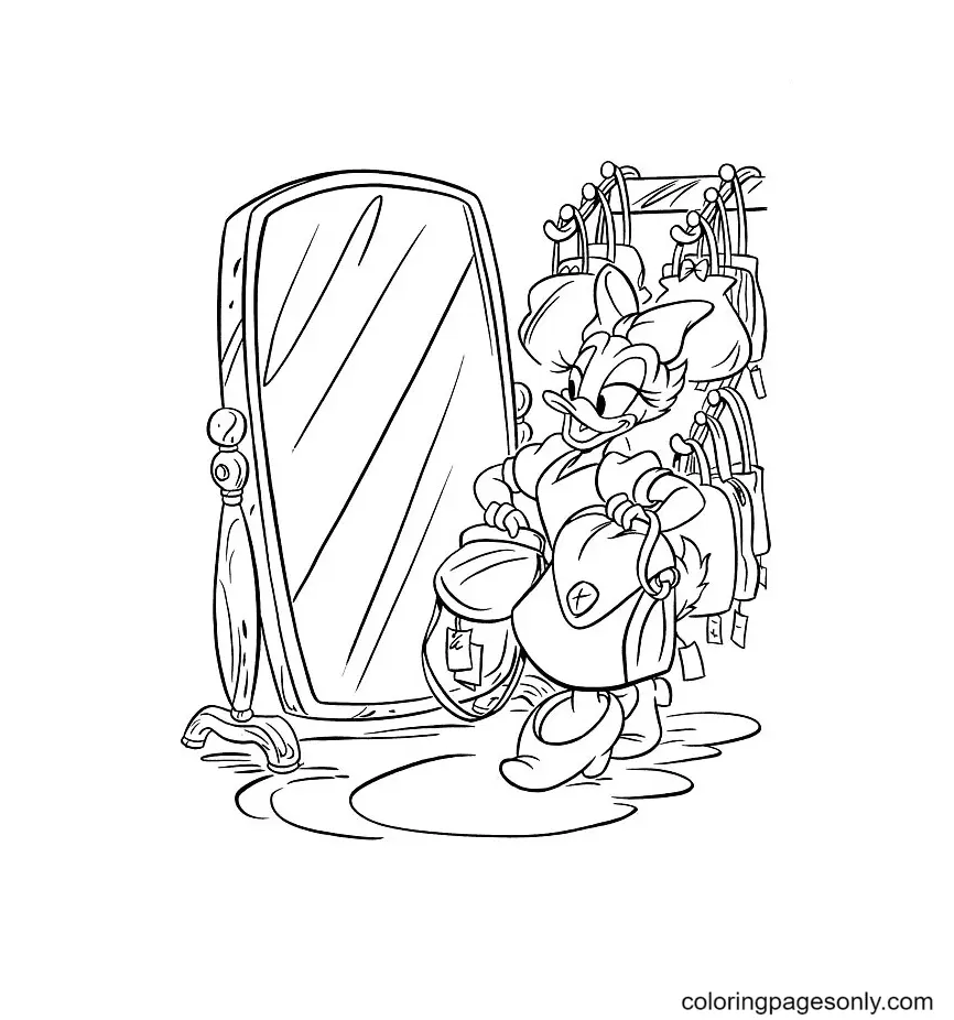 Daisy Duck Coloring Pages 45