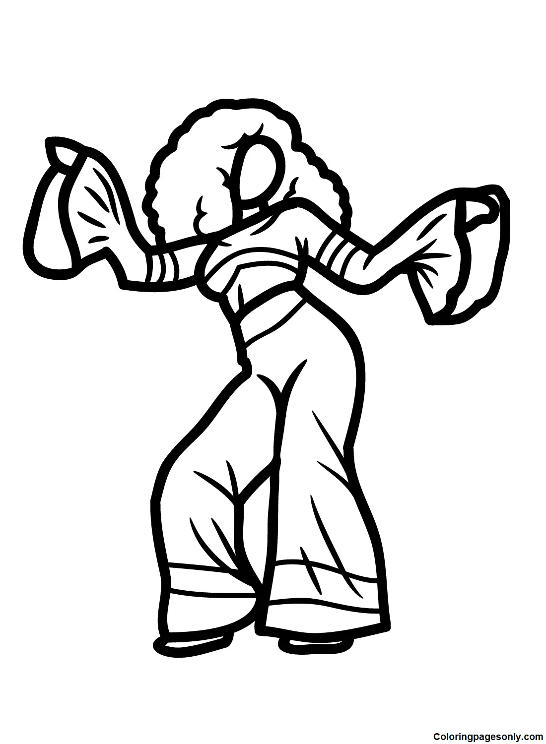 Desenhos de Danca Para Colorir 49
