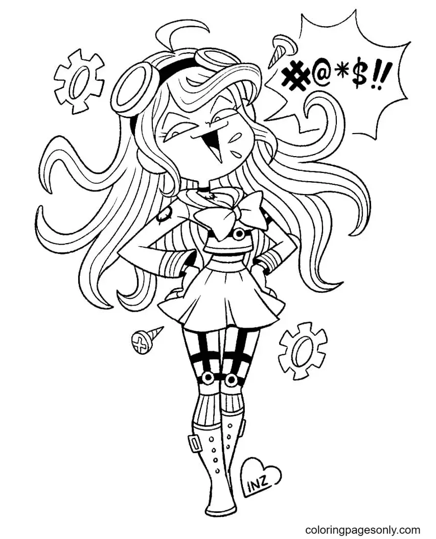 Danganronpa Ausmalbilder 37