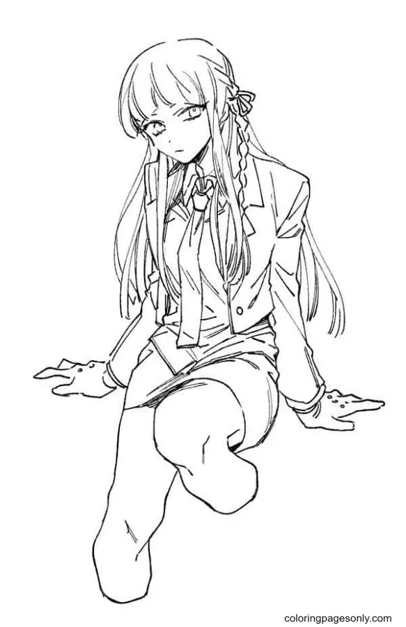 Danganronpa Ausmalbilder 41