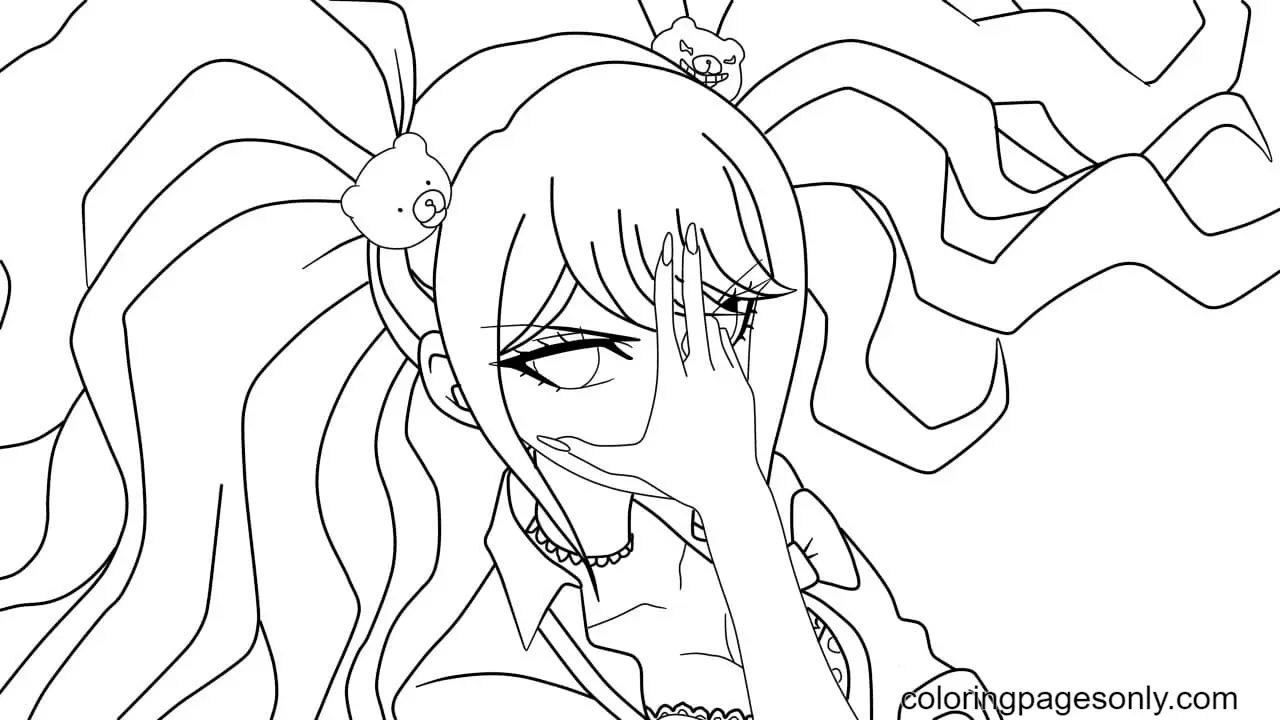 Danganronpa Ausmalbilder 73