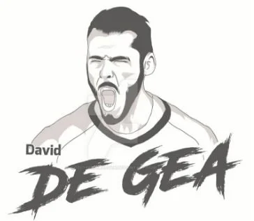 David de Gea Ausmalbilder 4