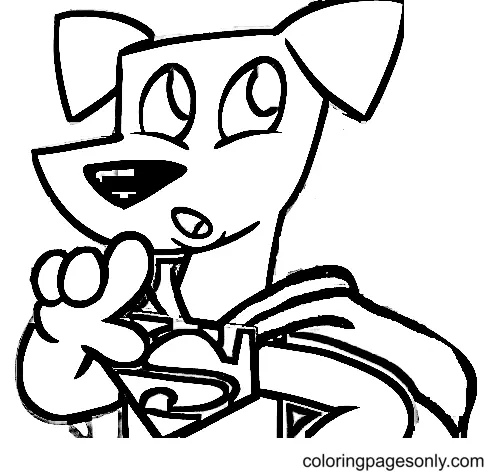 DC League of Super Pets Coloring Pages 11
