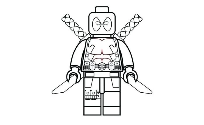 Deadpool Para Colorear 84
