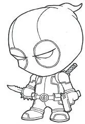 Deadpool Para Colorear 89