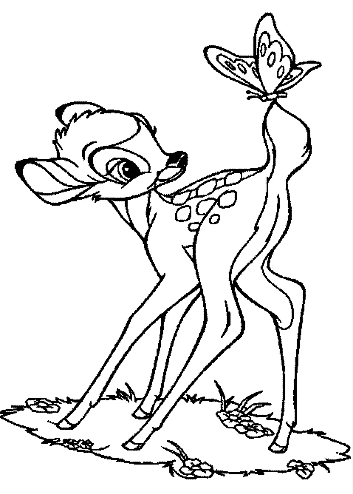Desenhos de Veado Para Colorir 22