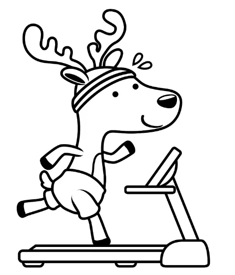 Desenhos de Veado Para Colorir 56