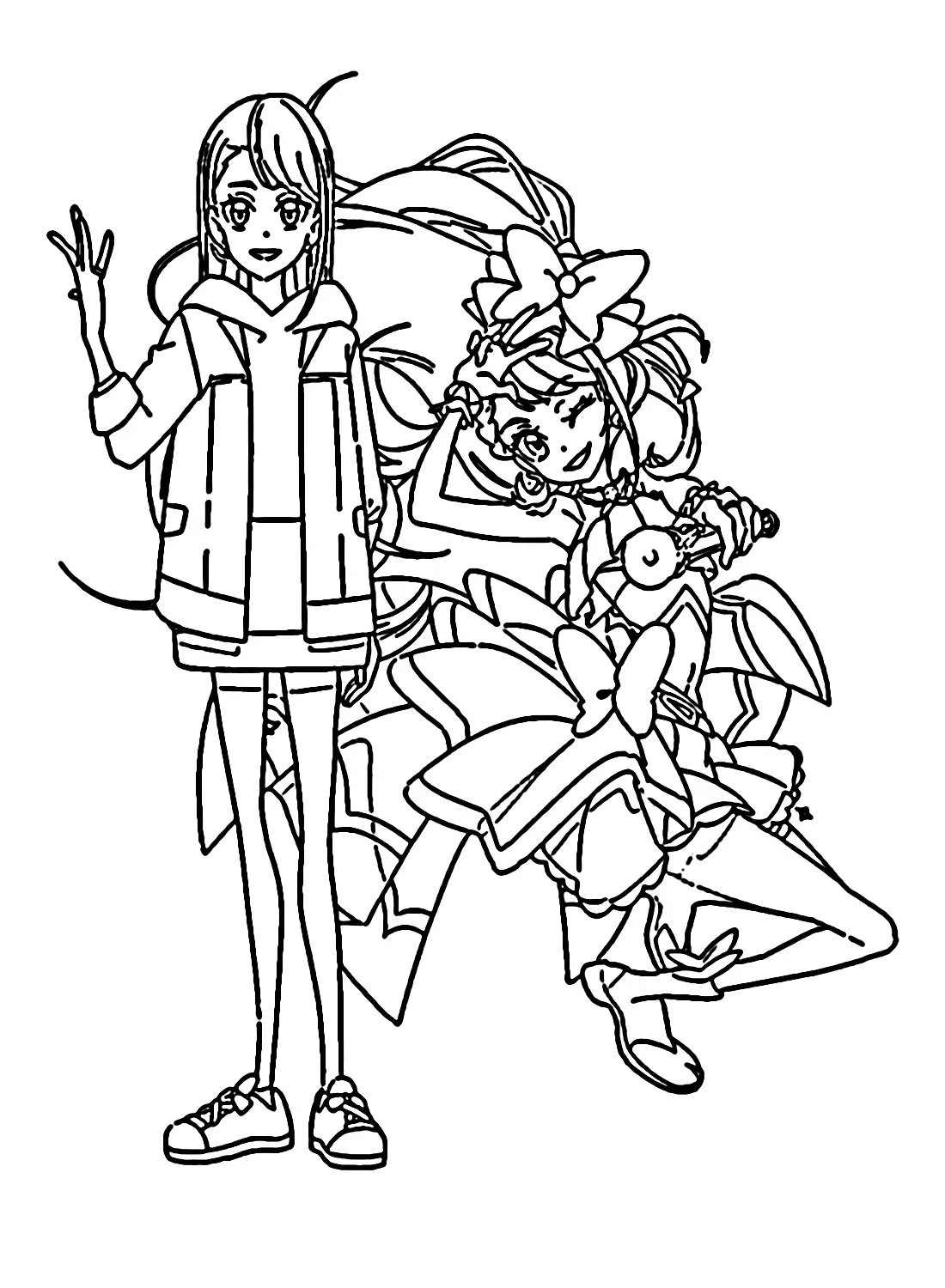Delicious Party Pretty Cure Coloring Pages 13