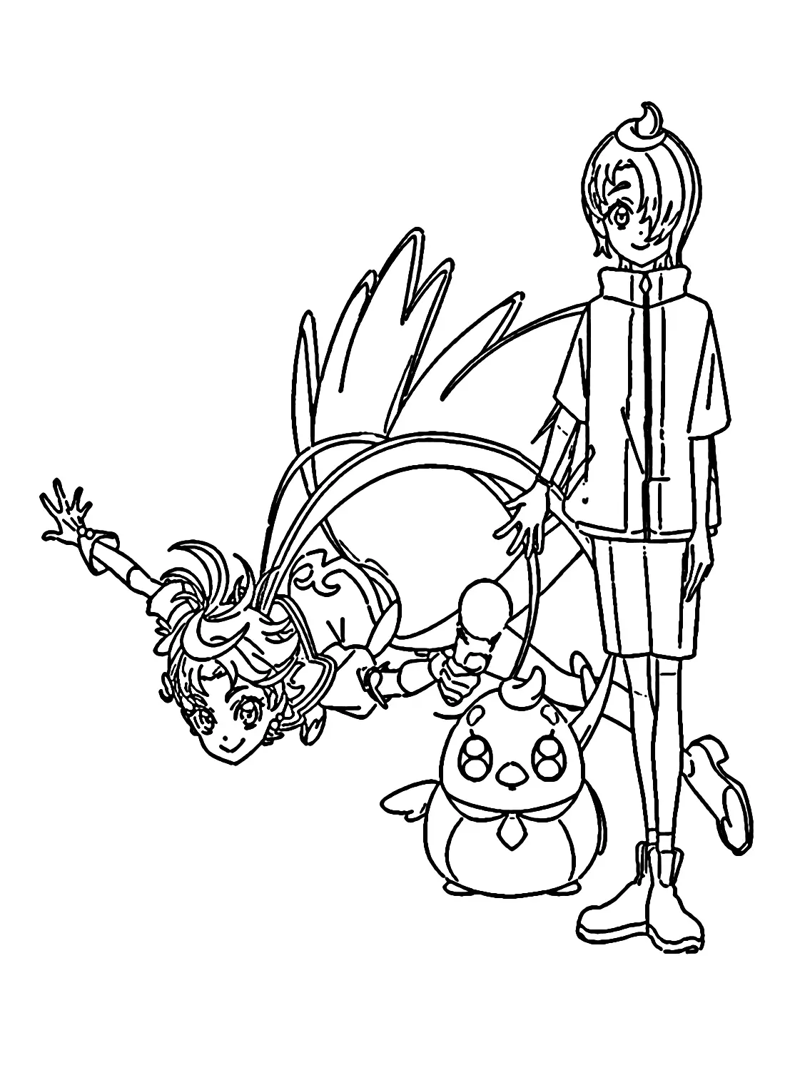 Delicious Party Pretty Cure Coloring Pages 2