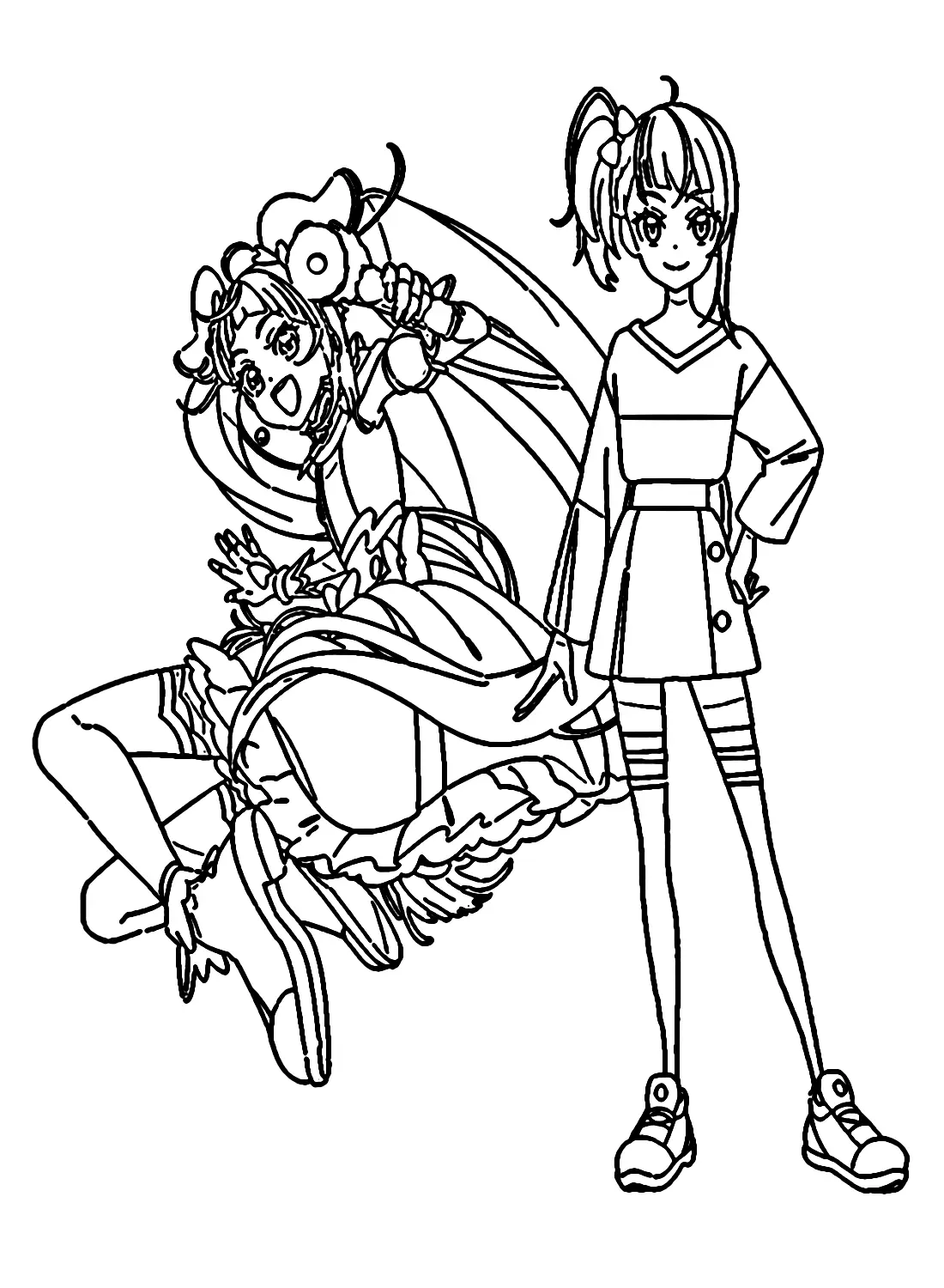 Delicious Party Pretty Cure Coloring Pages 7