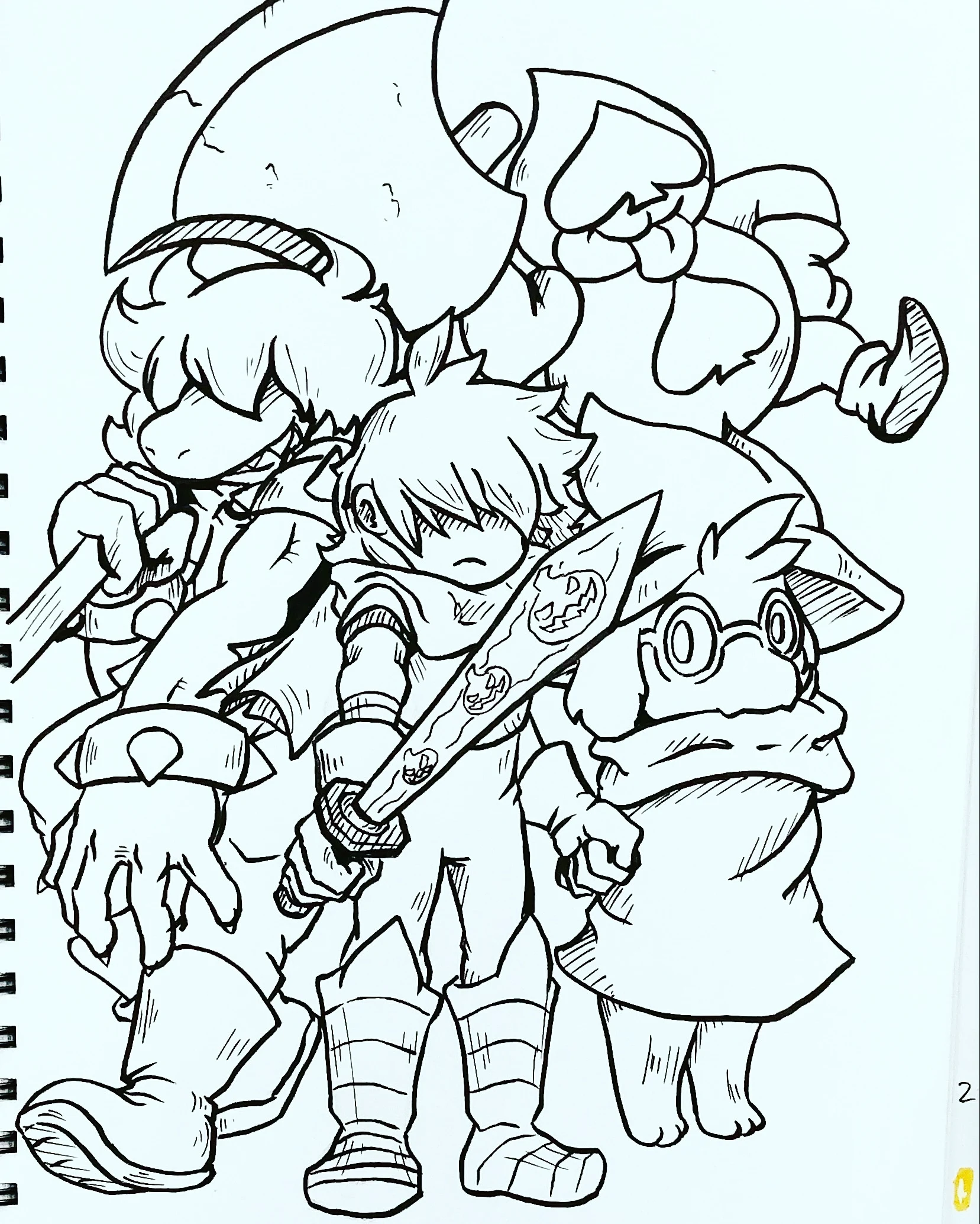 Deltarune Para Colorir 12