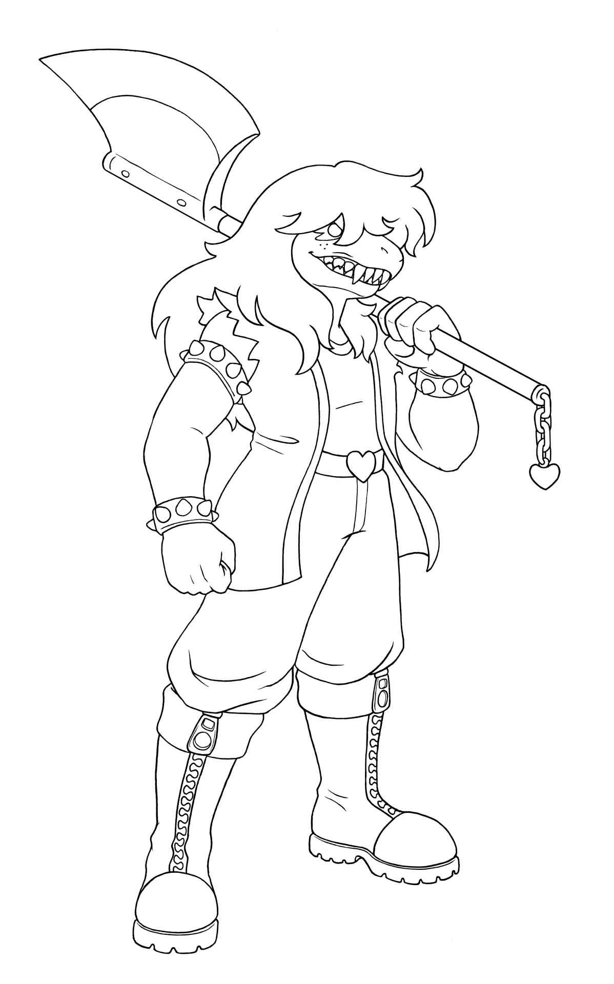 Deltarune Para Colorir 2