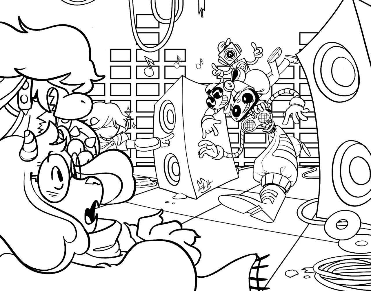 Deltarune Para Colorir 5