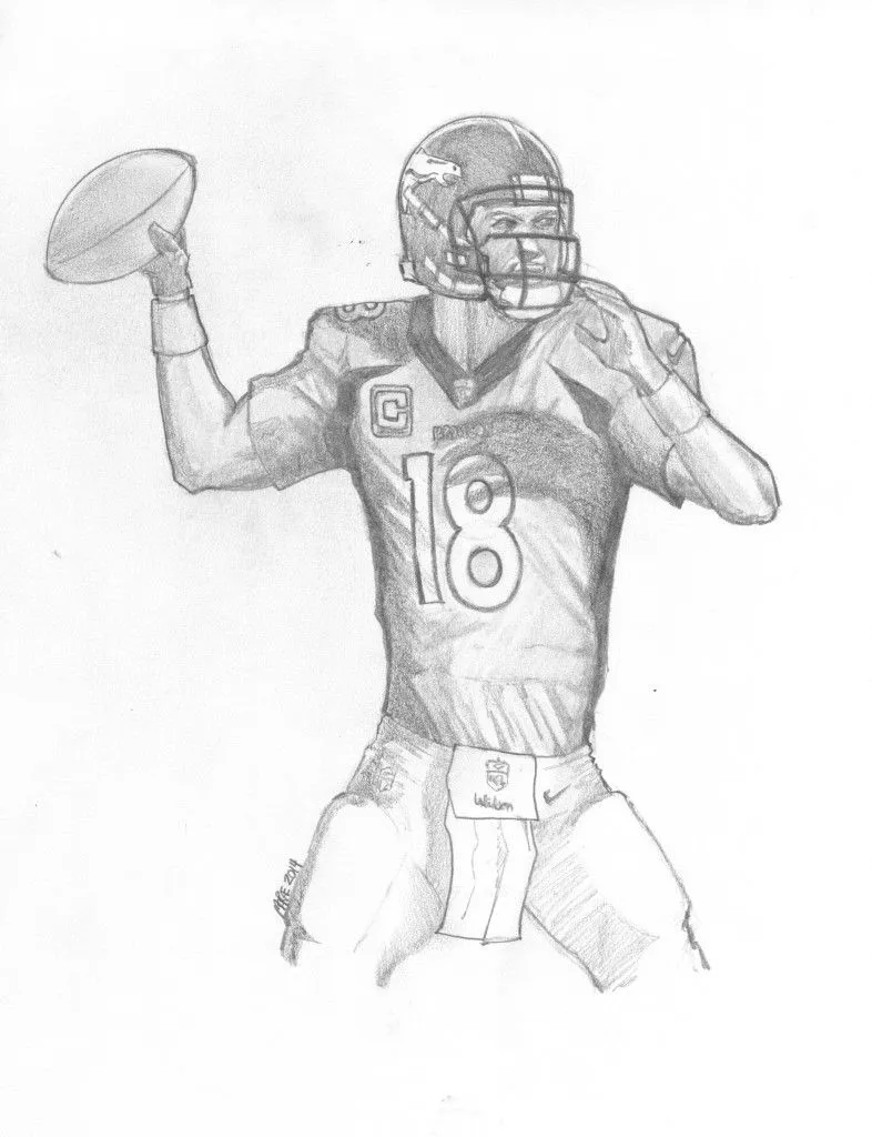 Denver Broncos Ausmalbilder 20