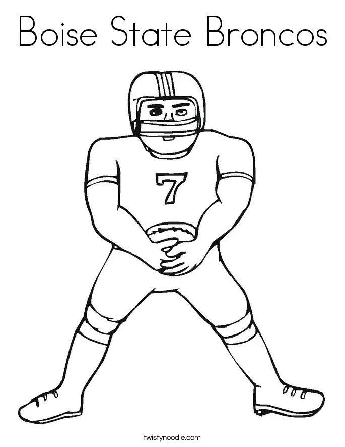 Denver Broncos Ausmalbilder 21
